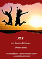 Joy piano sheet music cover